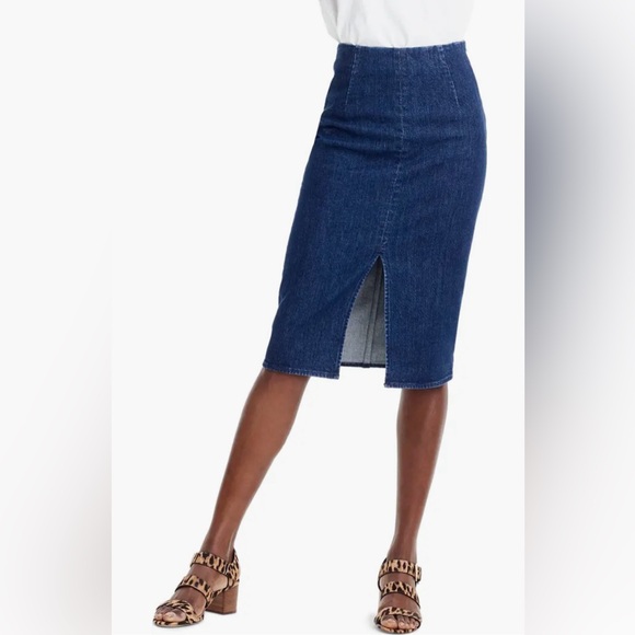 J.Crew Denim Pencil Skirt - Picture 2 of 11